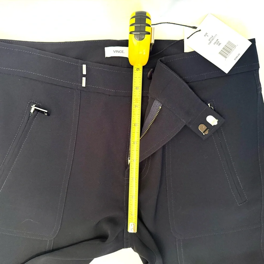Vince NWT Midnight Blue Modern Ankle Pants - Picture 3 of 7